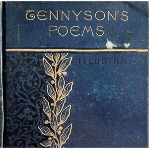 Tennyson's Poems Illustrated c1860-70 HC Victorian Household Edition WHBS